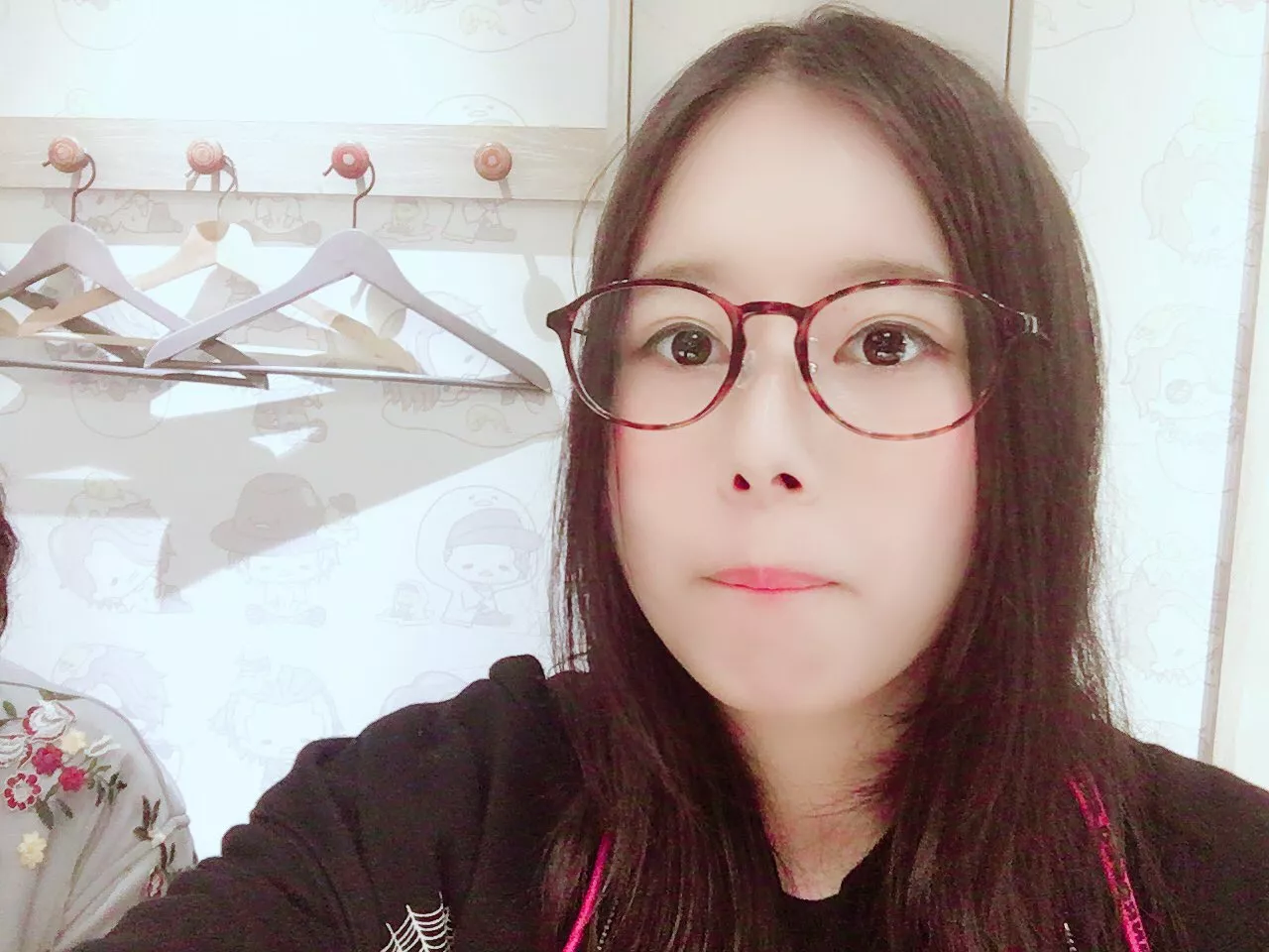 Shiori in glasses