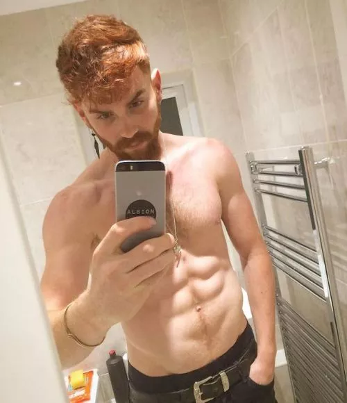 Shirtless Ginger