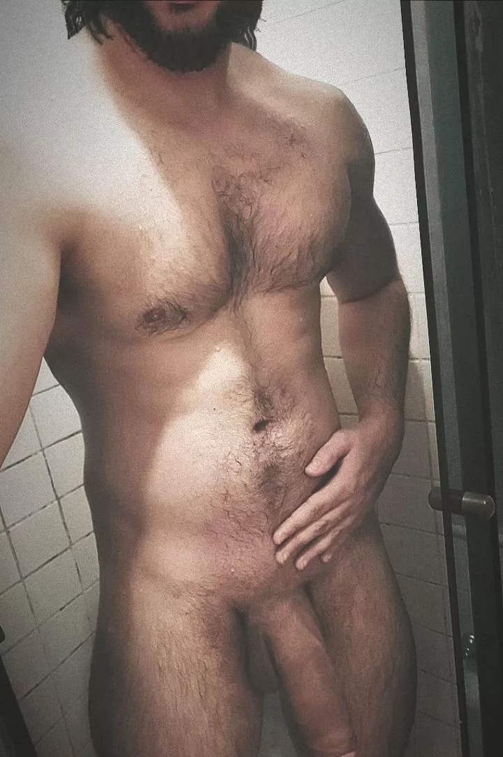 Shower after workout