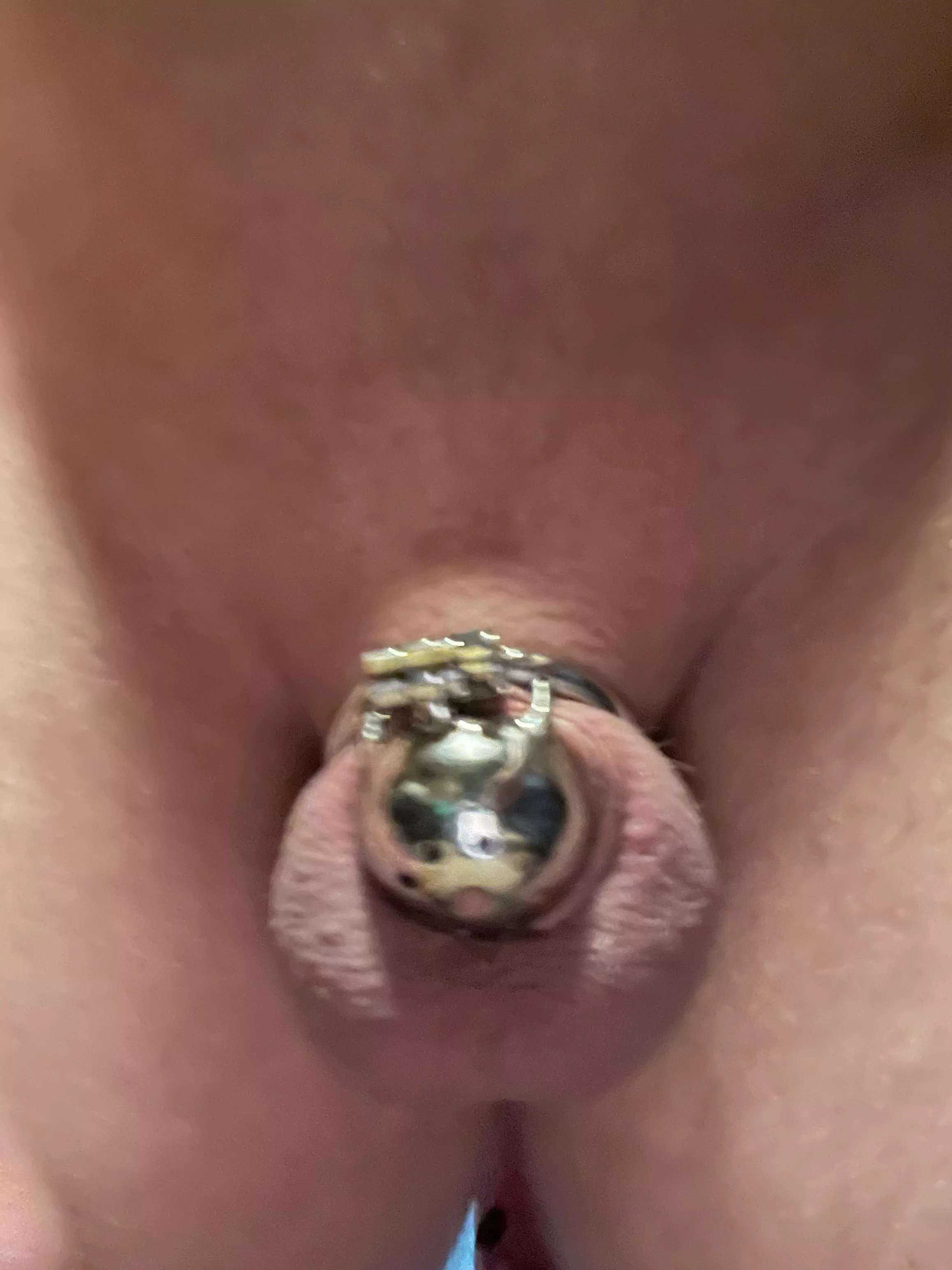 Showered and shaved and back in chastity