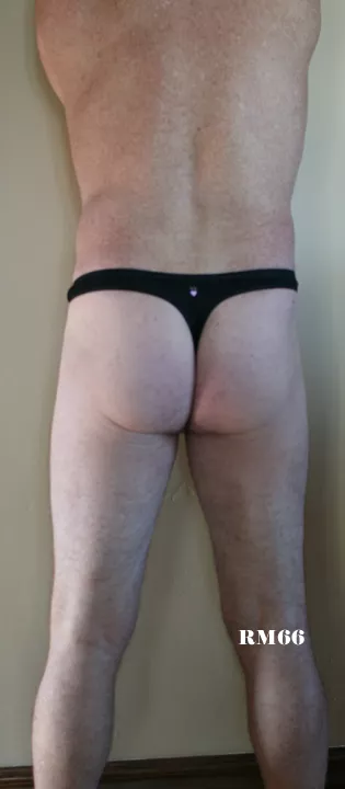 Simple Black VS thong