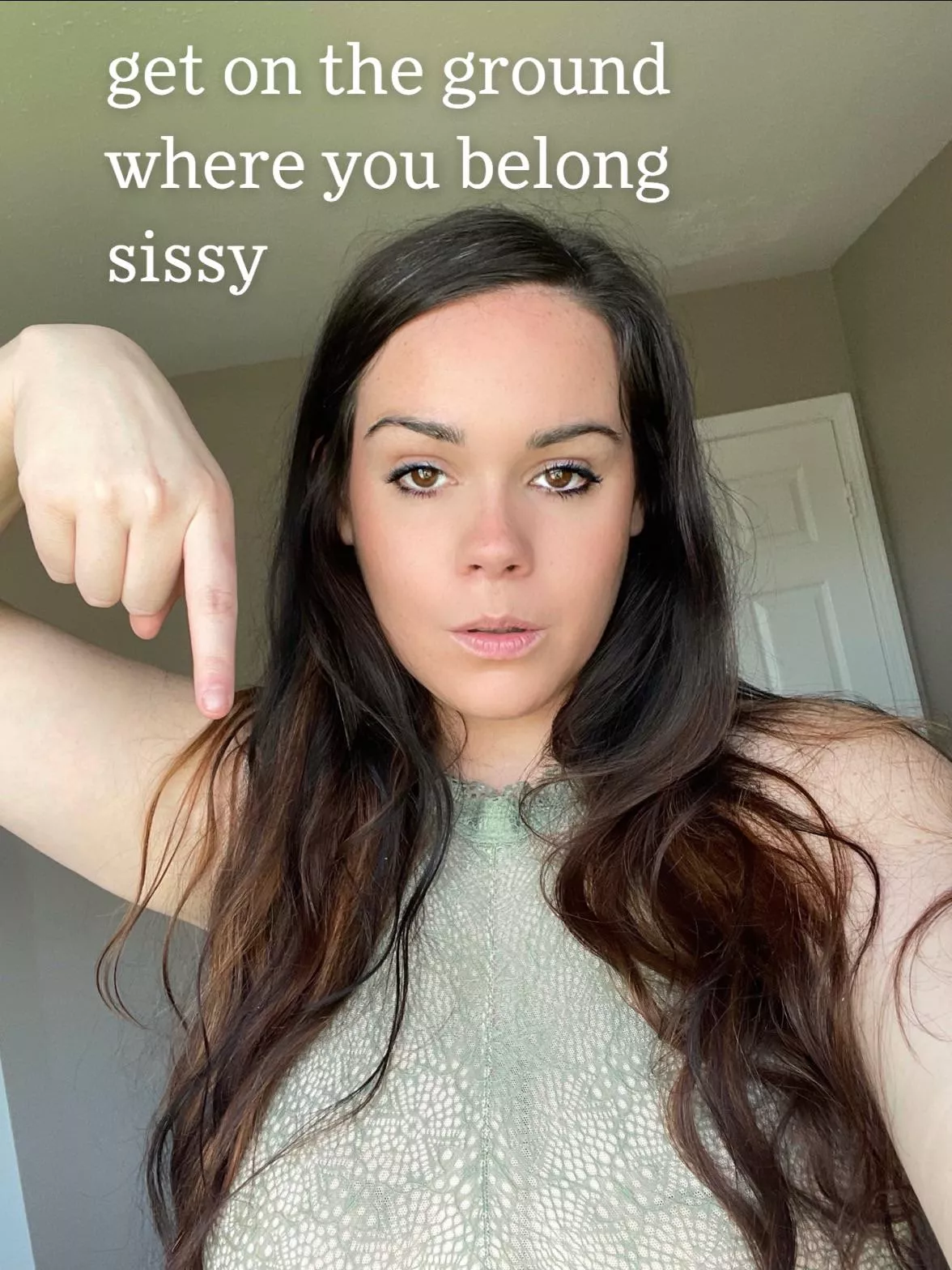 sissy dicks belong on their knees