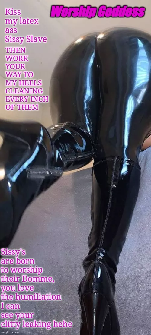 Sissy's are meant to Worship