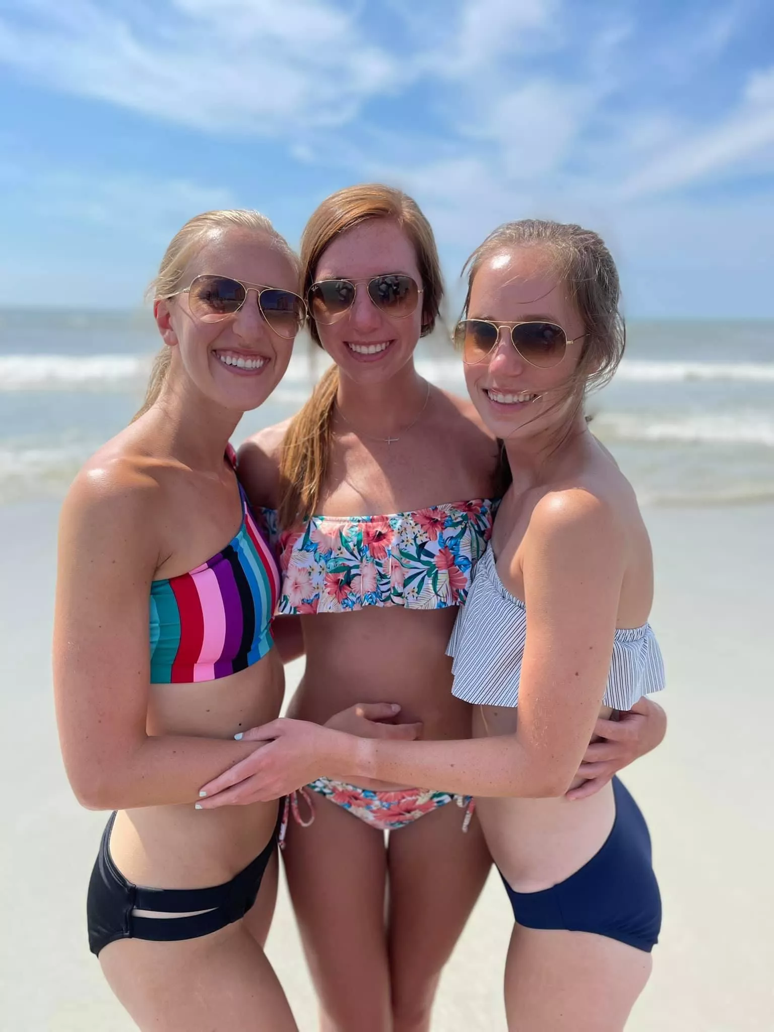 Sisters at the beach