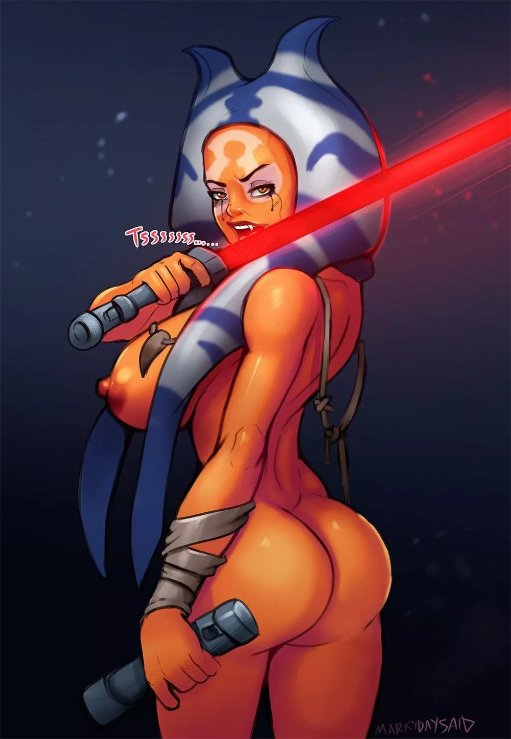 Sith Ahsoka with 🍑🍑&🌰🌰 (RoxyRex)