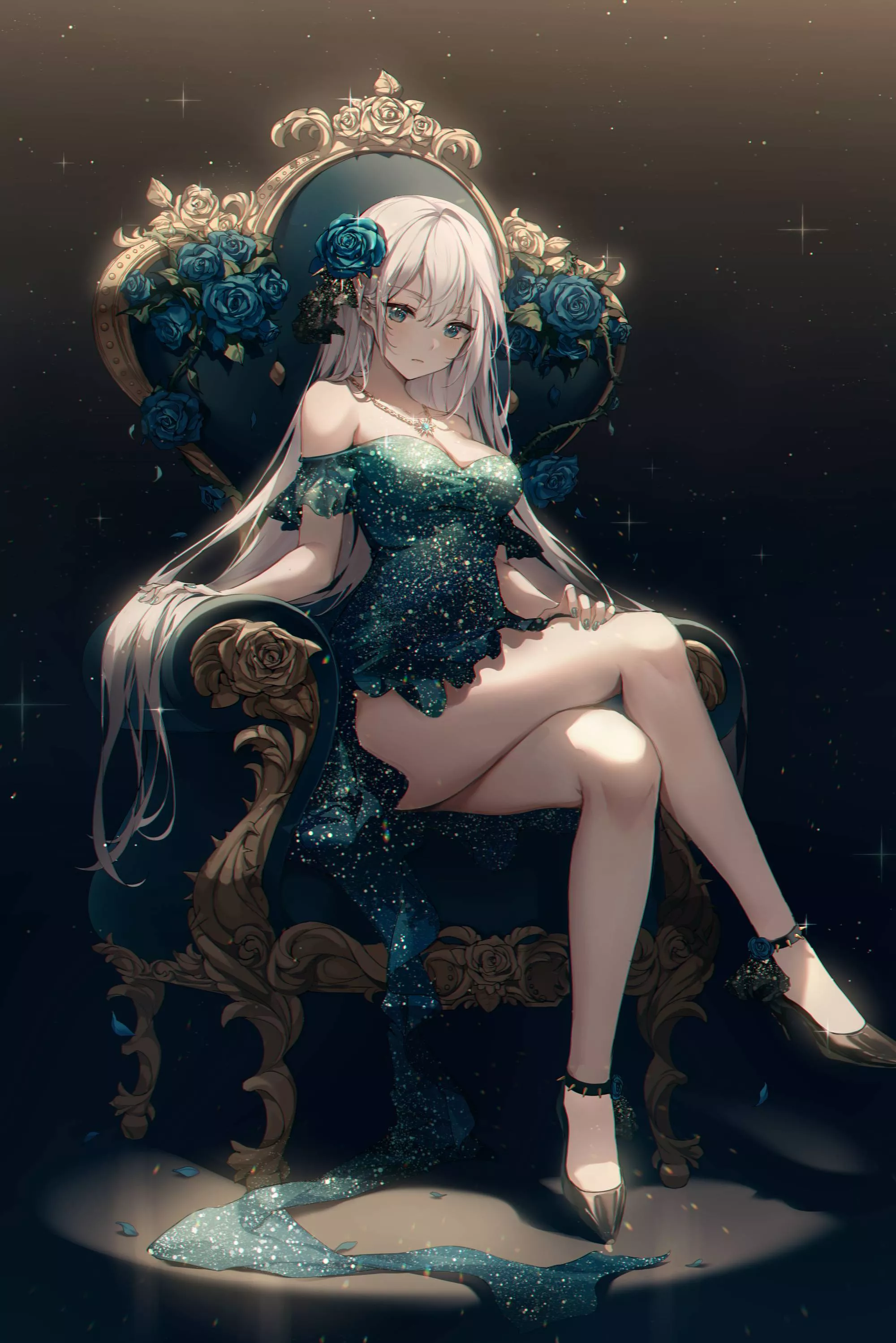 Sitting on her Throne [Original]