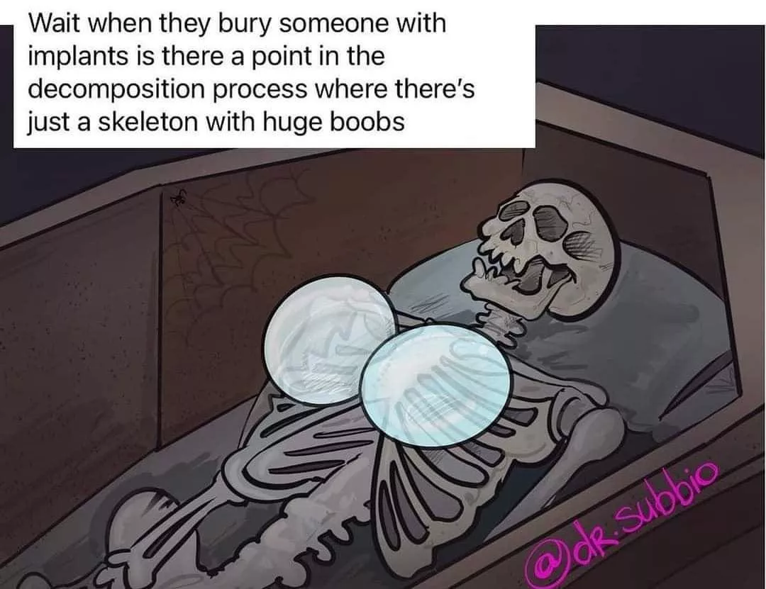 Skeleton bimbo