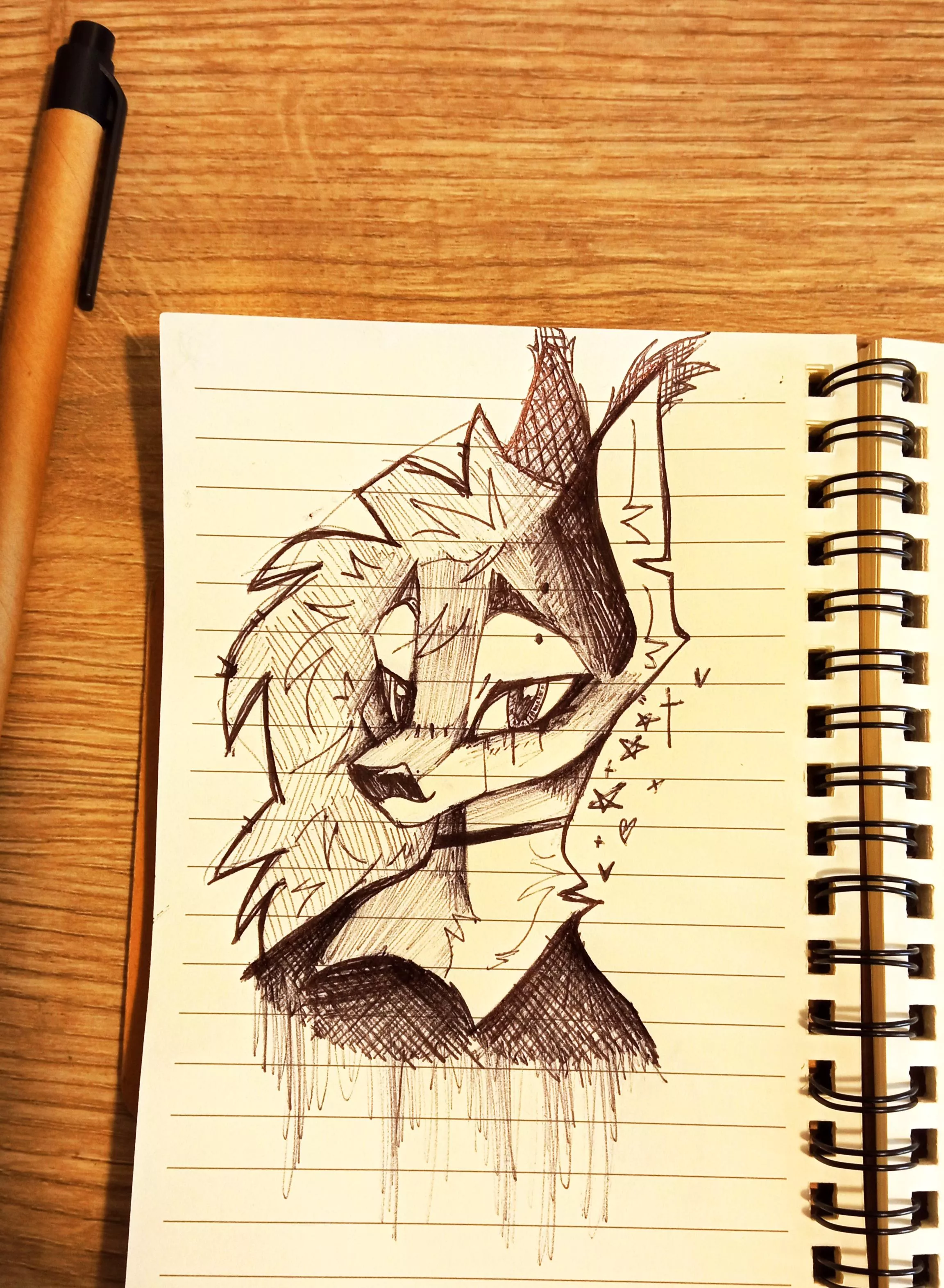 🤍🖤Sketched ink sona portraits for 10 usd!🖤🤍 (Commissions open)