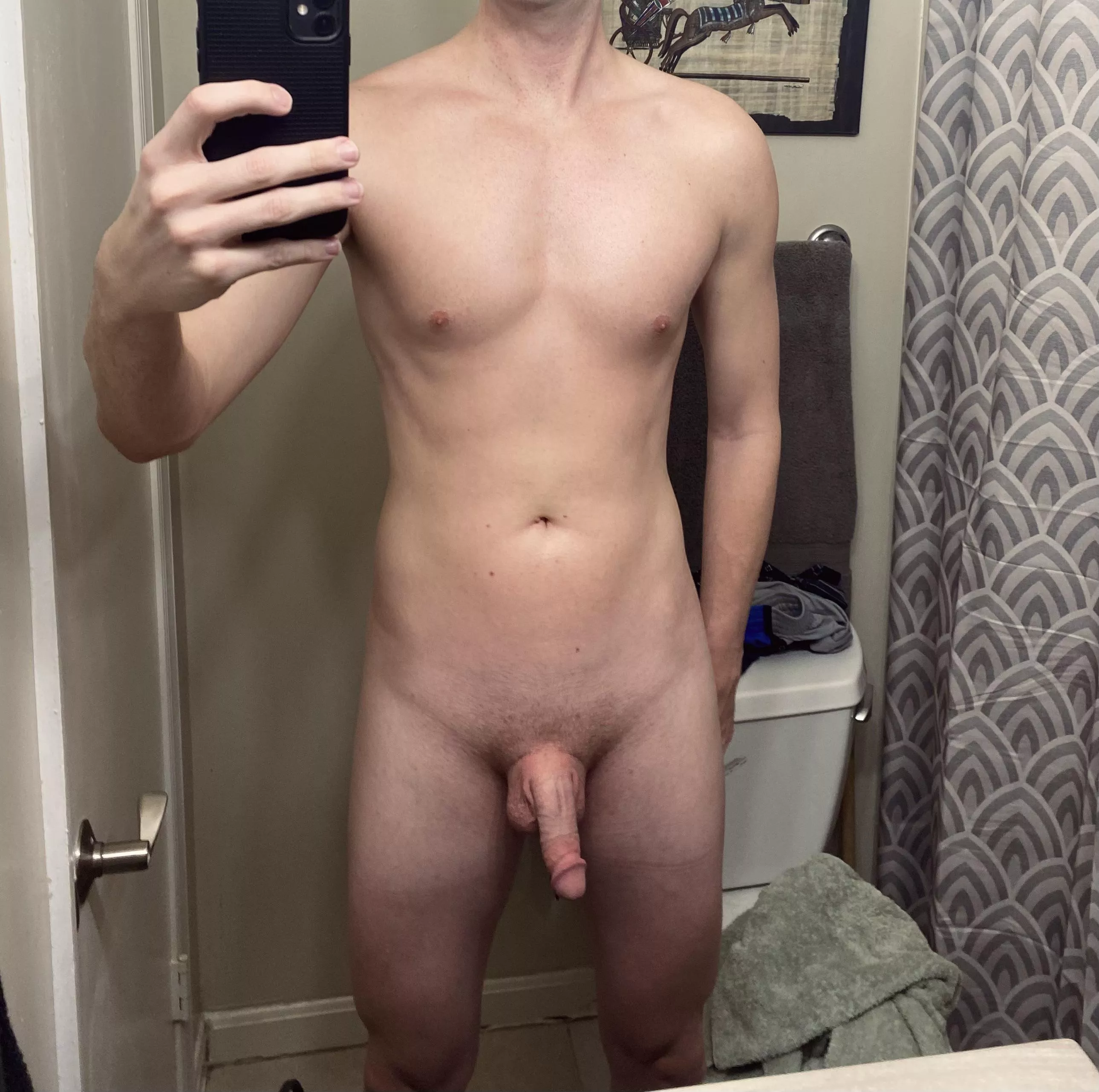 Skinny boy, soft cock