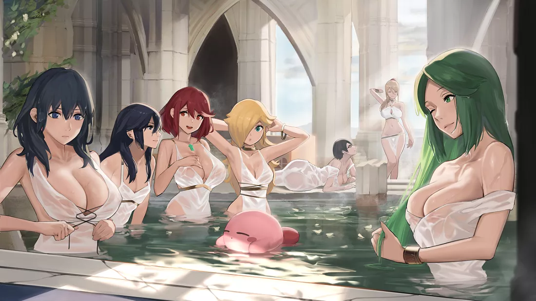 Smash ladies take a bath (J@CK)