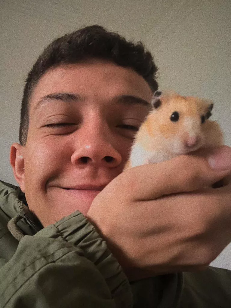 smile and hamster