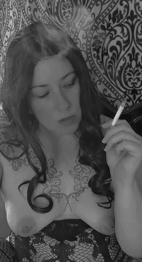 Smoking in bed, just like my catholic school girl days