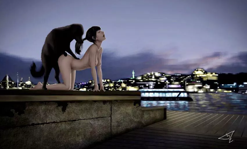 Sneaking up to the roof top to give herself to her master... (5Z 无题)