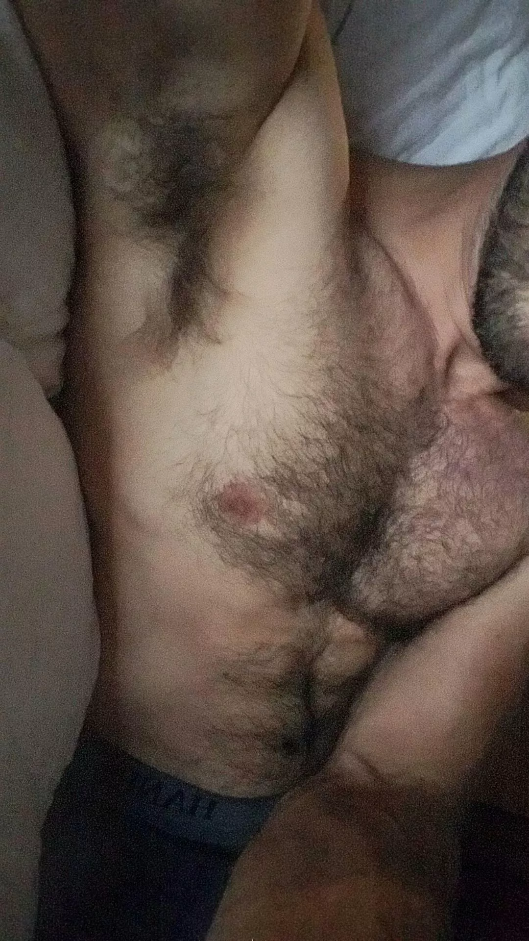 Sniffing my pits got me horny as fuck