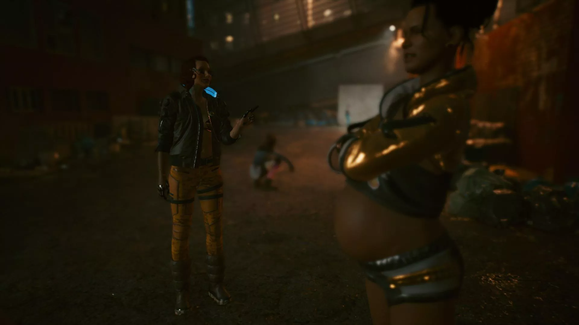 Sâ€™not smutty but I found a preggo in Cyberpunk today