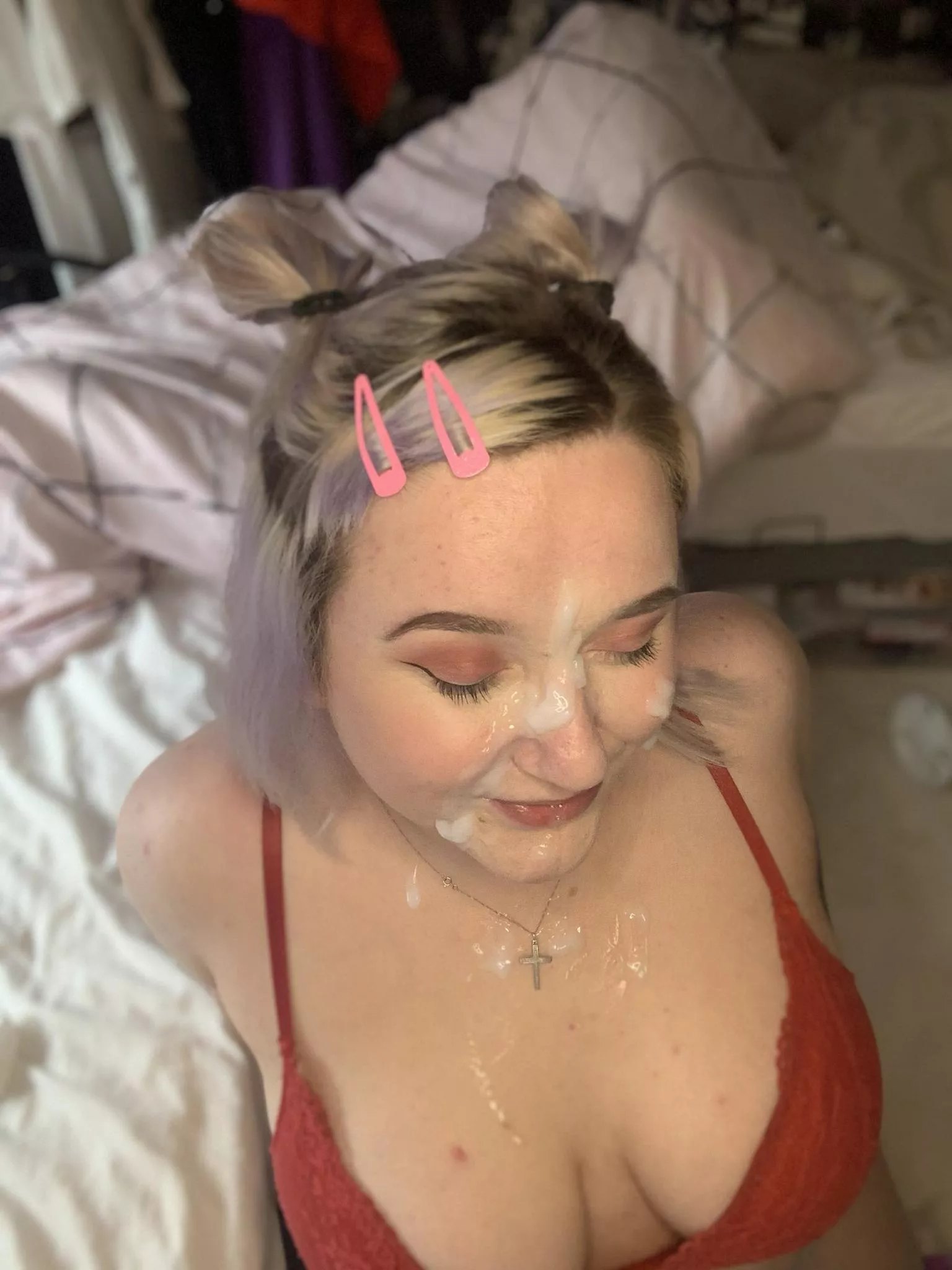 SO happy to be drenched in cum