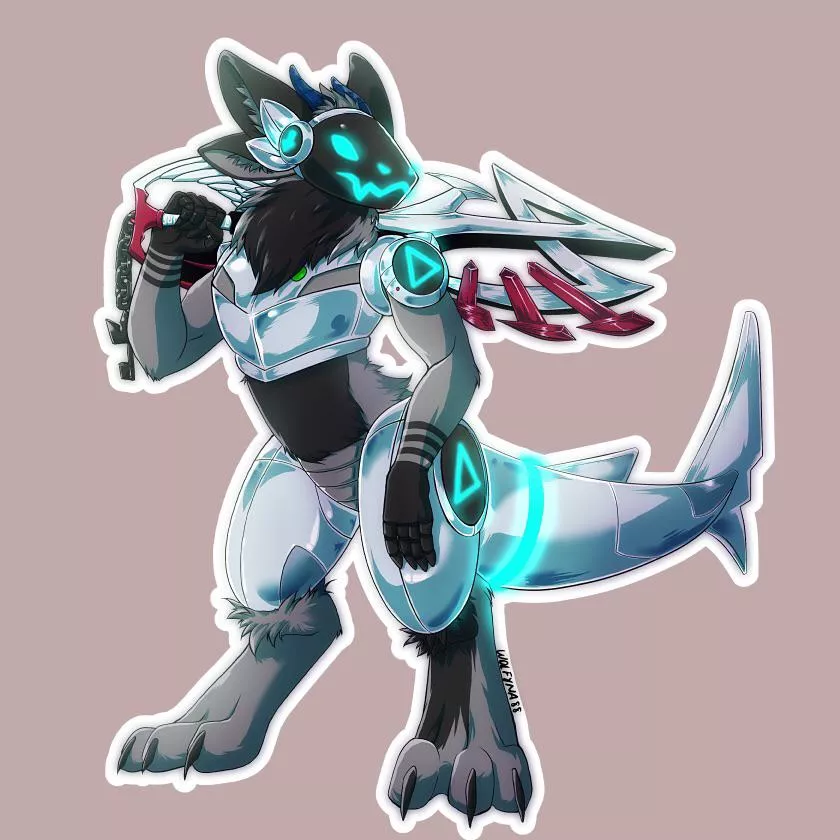 So, Iâ€™ve made my first protogen commission and I had so much fun! It was really refreshing, something out of my comfort zone and I do hope I can make another one someday :3 what are your thoughts about it?