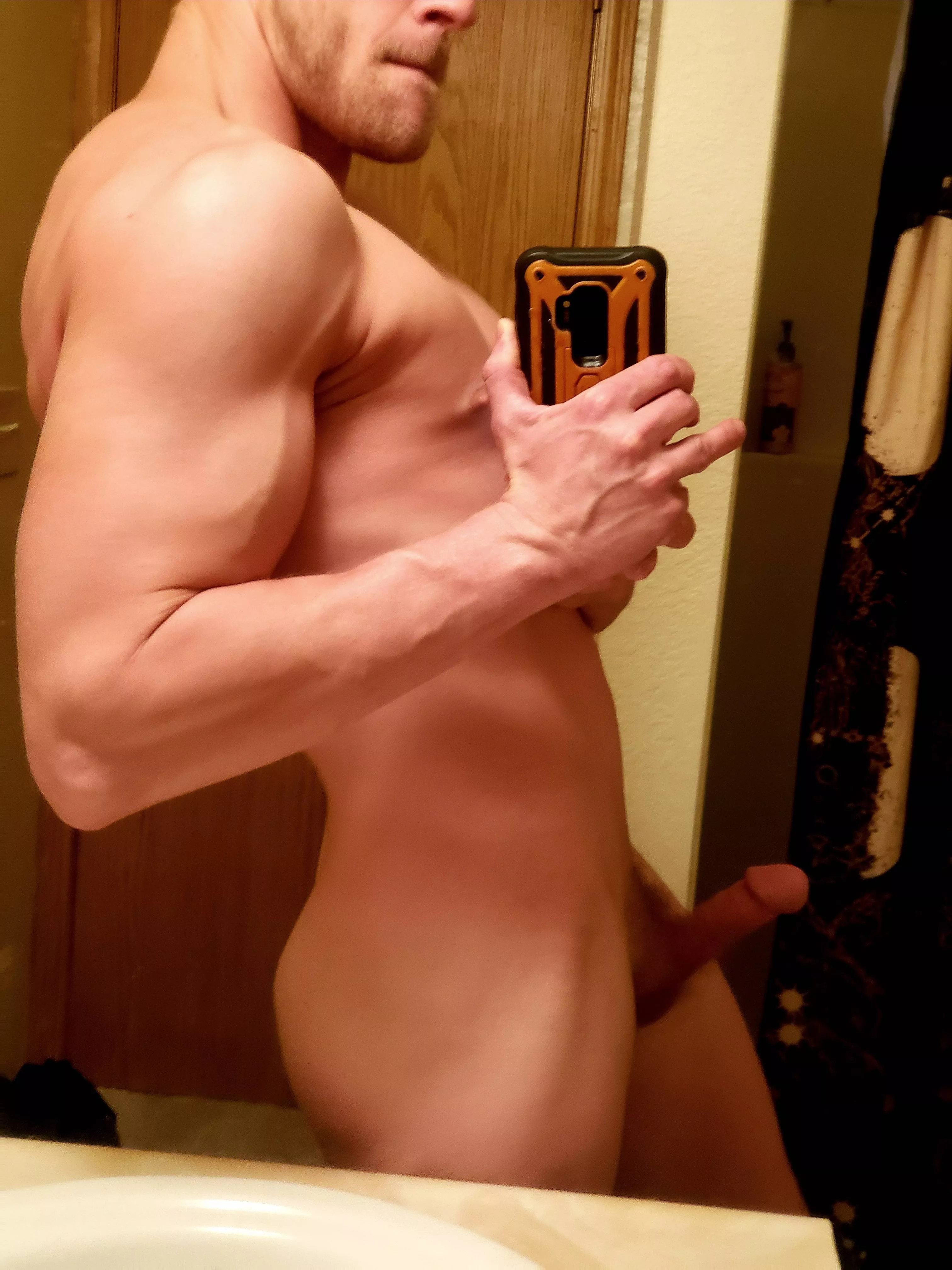 So very erect and so very horny - anyone want to ride this hard cock?? 😉😉