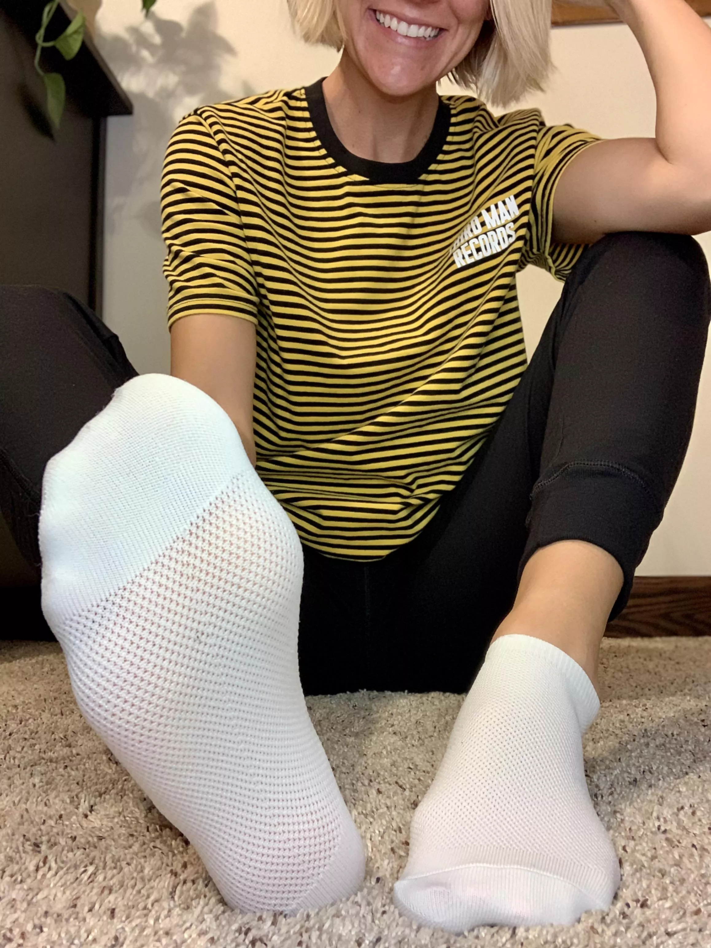 Socks make me extra comfy 🥰