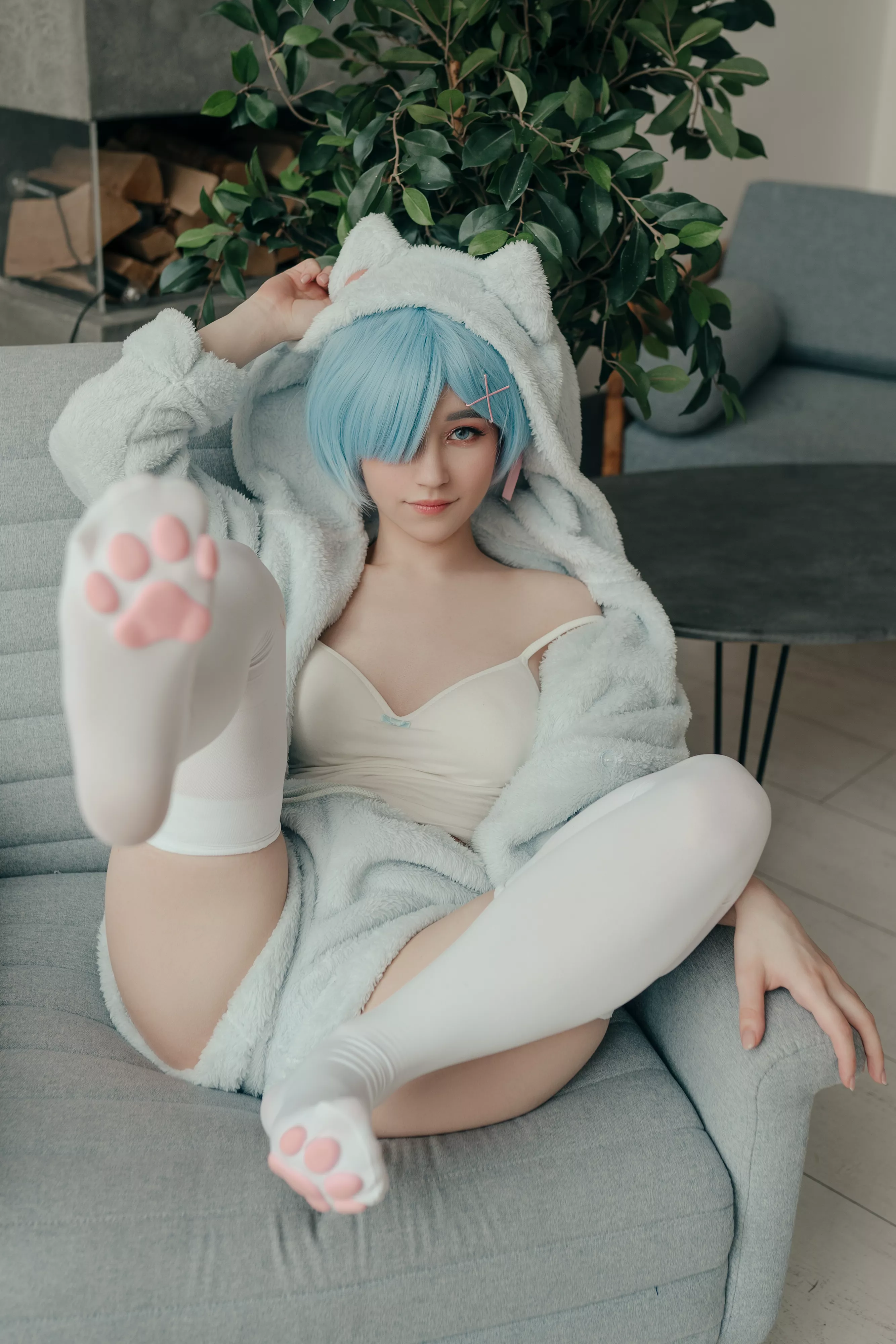 Soft and fluffy kitty Rem by Donnaloli