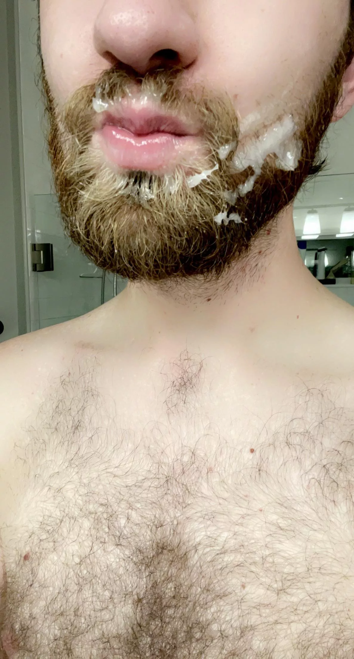 Some facial fun from a new guy