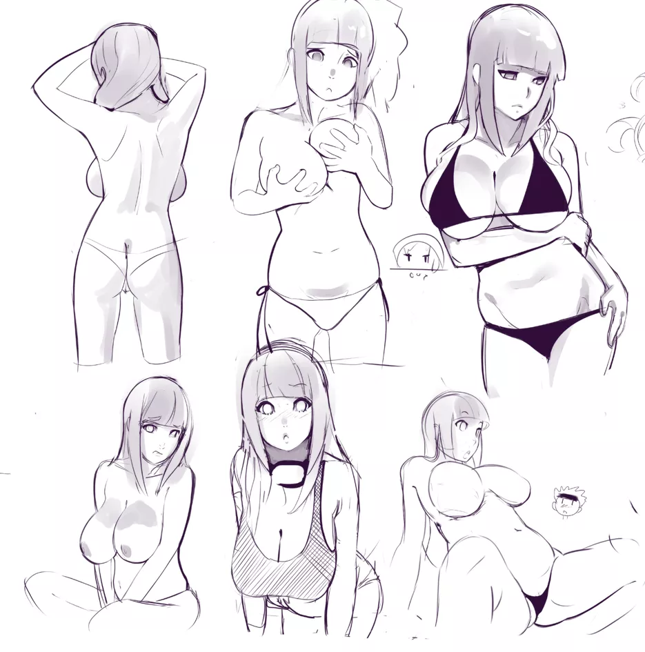 Some Hinata sketches