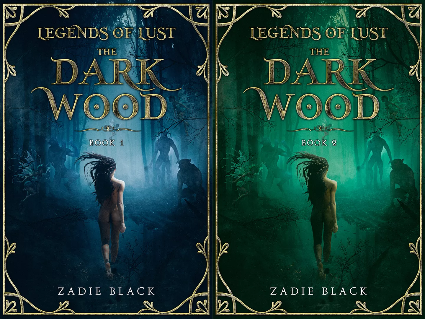 Some of you might be interested in The Dark Wood, my sexually explicit fantasy novel. Both Books 1 & 2 are out now!