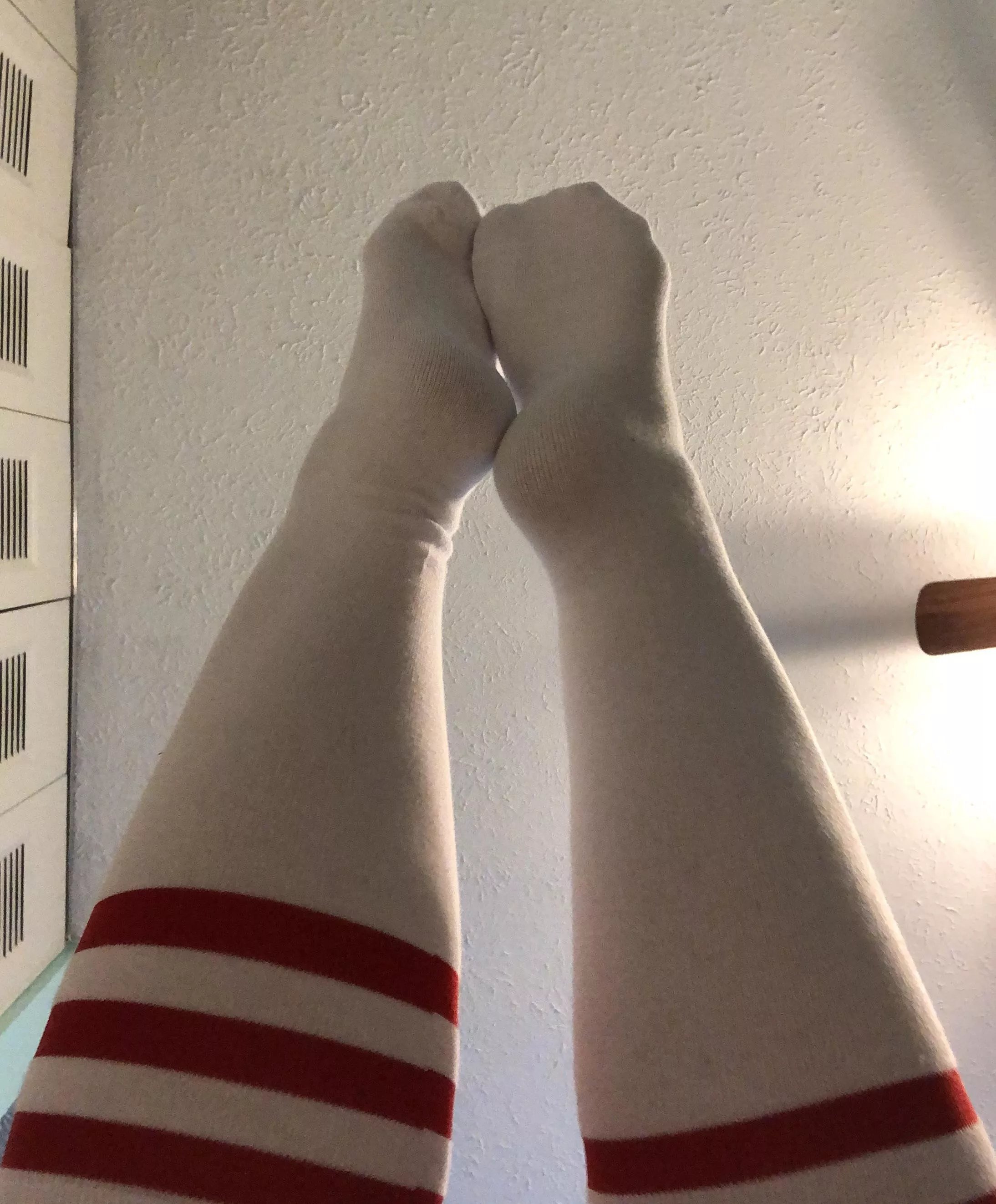 Some tube socks to walk all over you! (F)