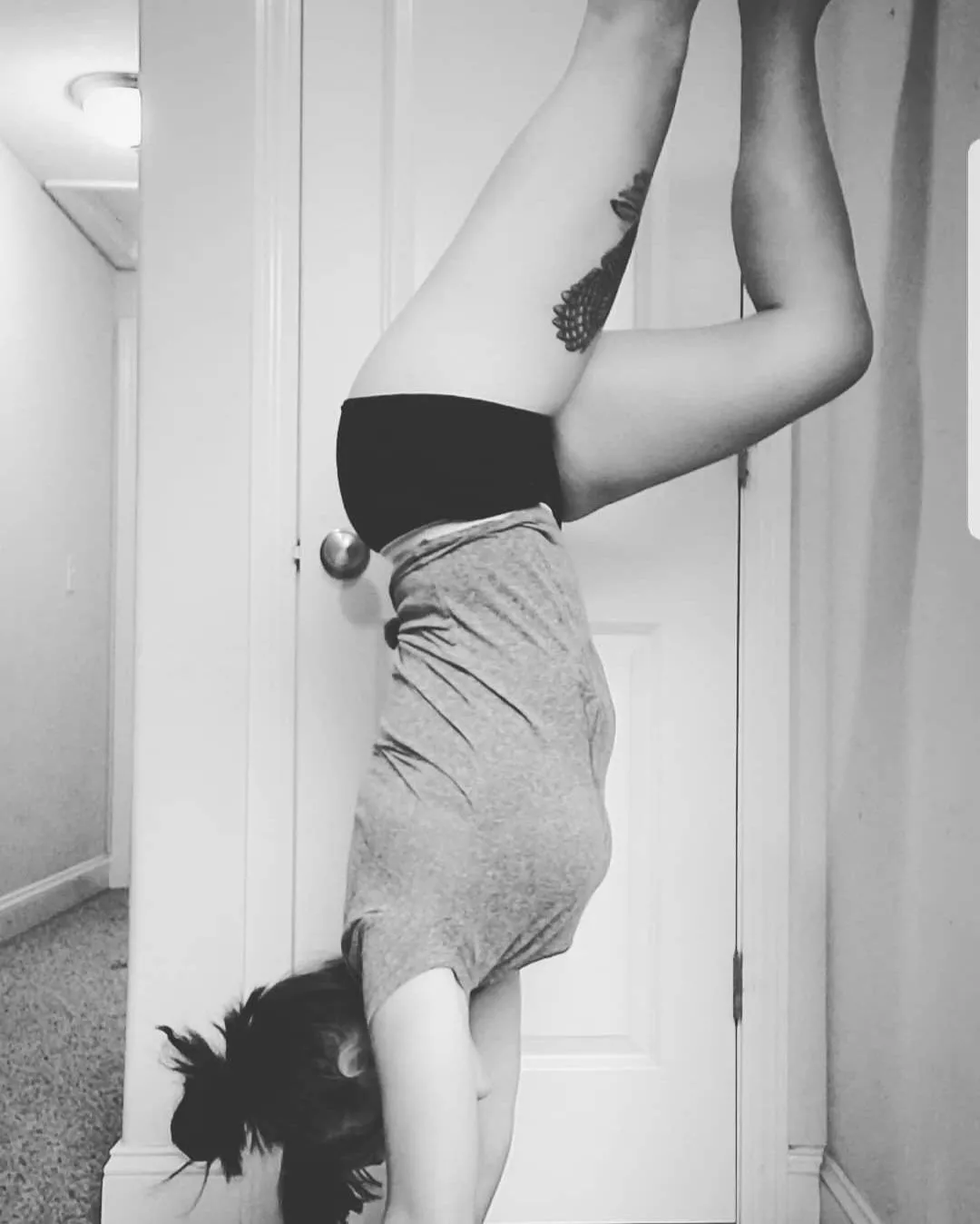 Sometimes I go upside down.