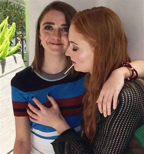 Sophie Turner and Maisie Williams. Need I say more?