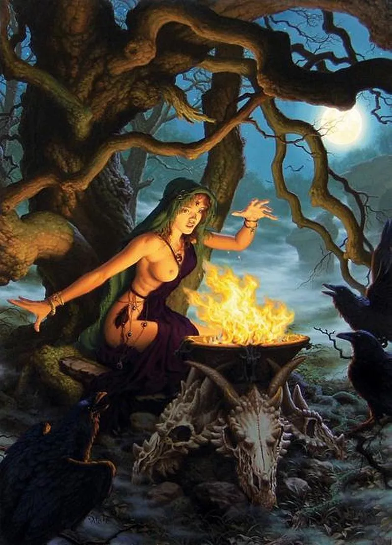 Sorceress by Raoul Vitale