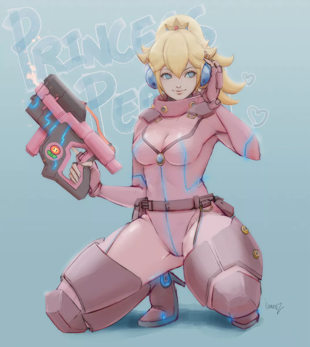 Space Girl Princess Peach (Kumanz) [Mario]