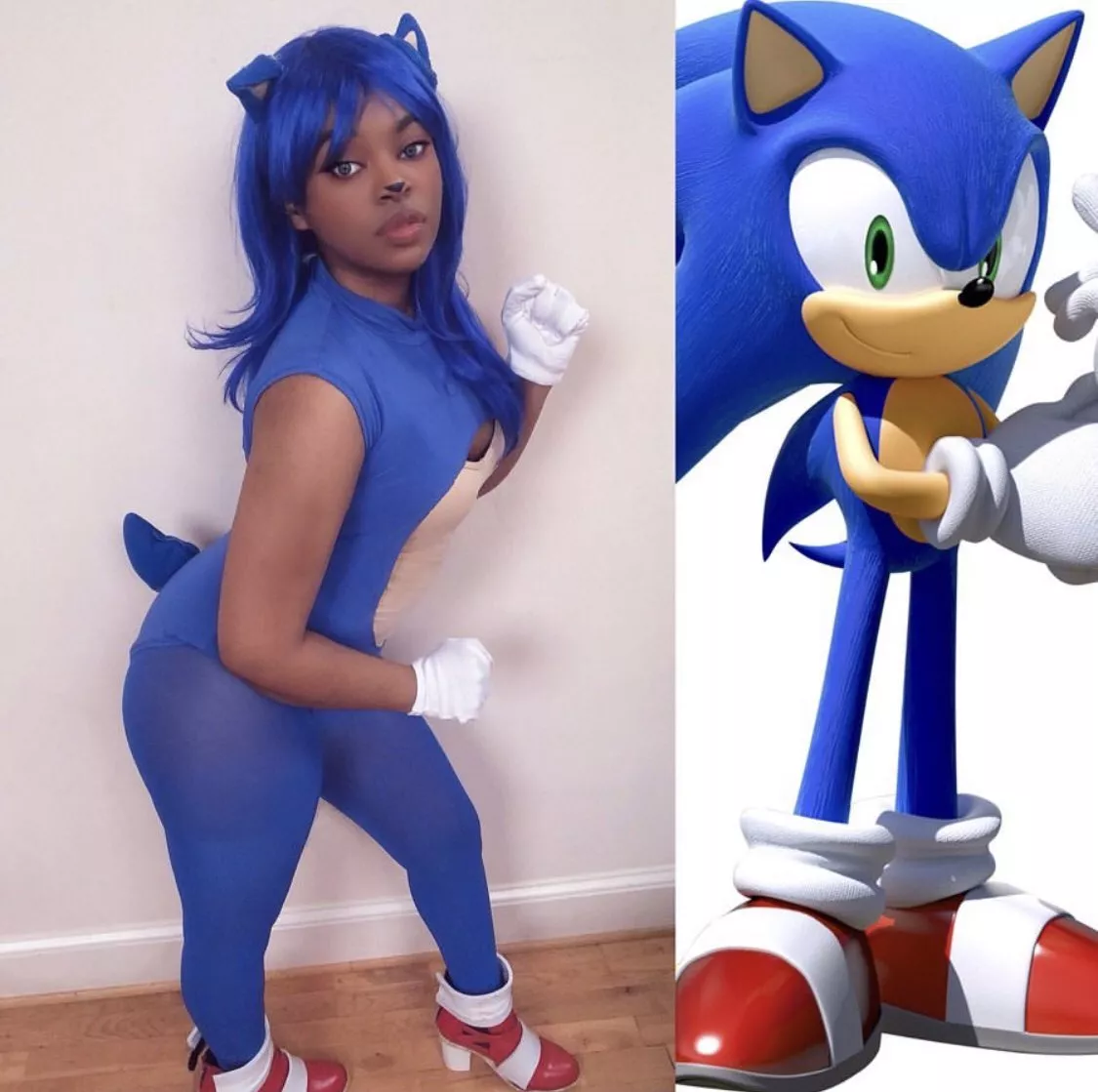 Spellanin as Sonic the Hedgehog