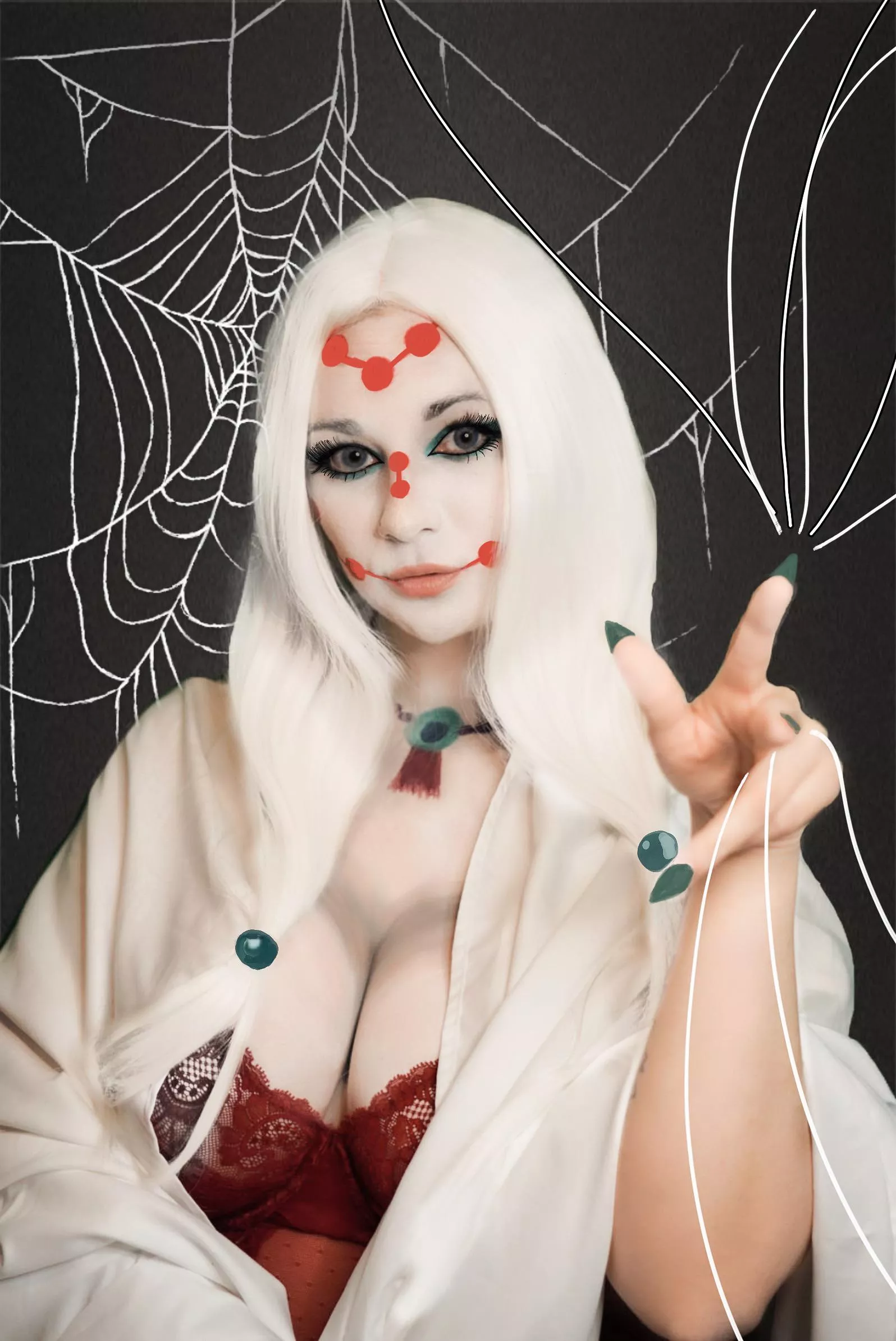 Spider mother demon from Demon Slayer by Joulischka