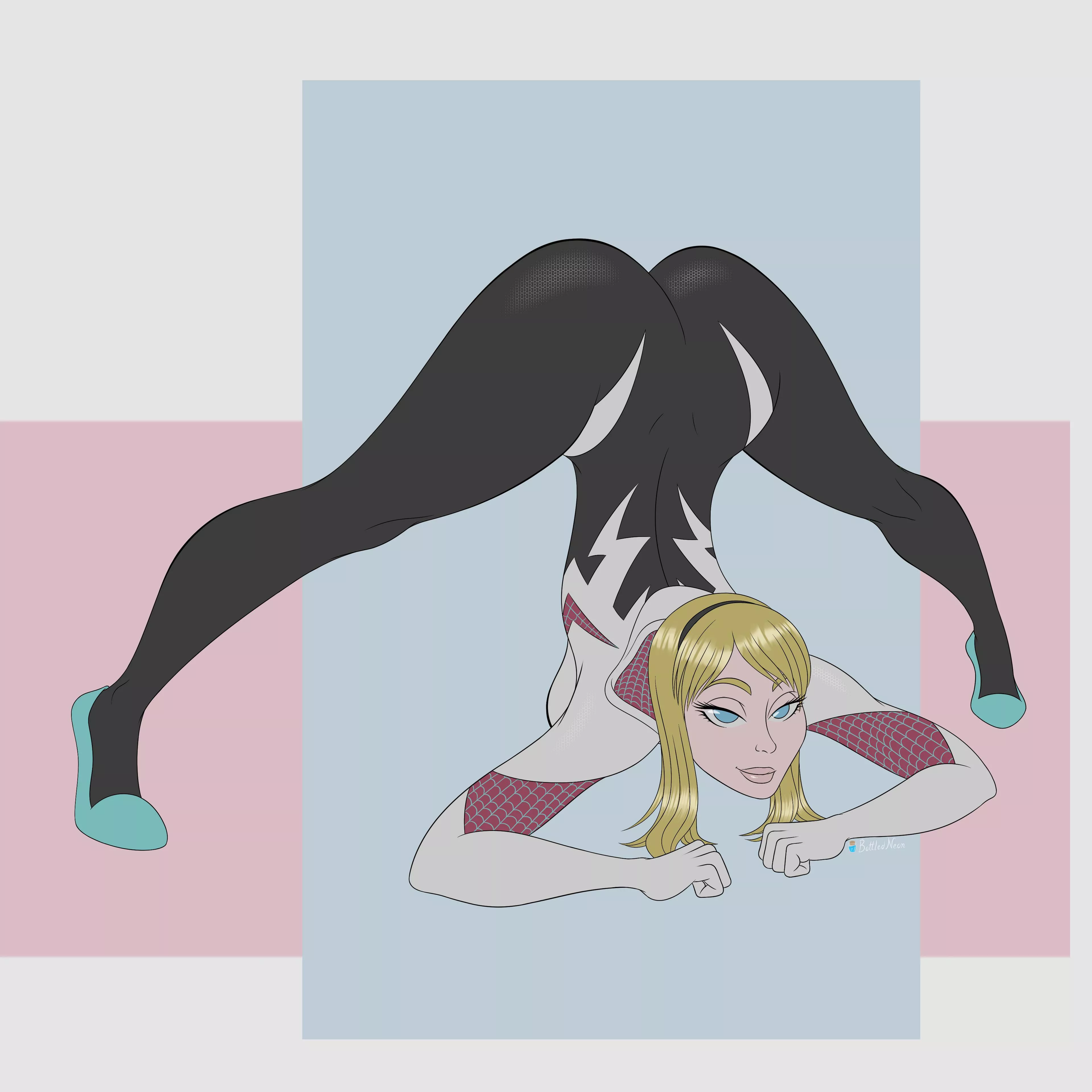 Spider-Gwen Jack’O Pose (BottledNeon) [Spiderman]