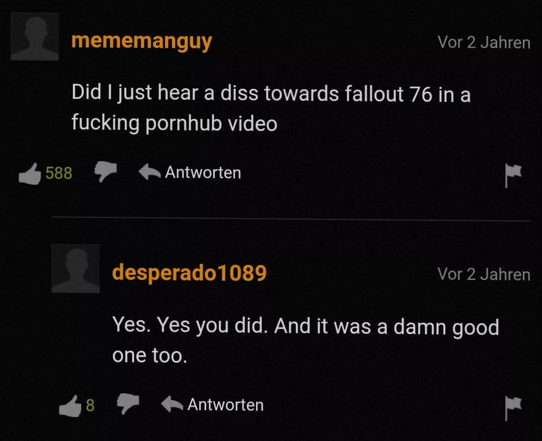 Spit(/-roasted) on Fallout 76