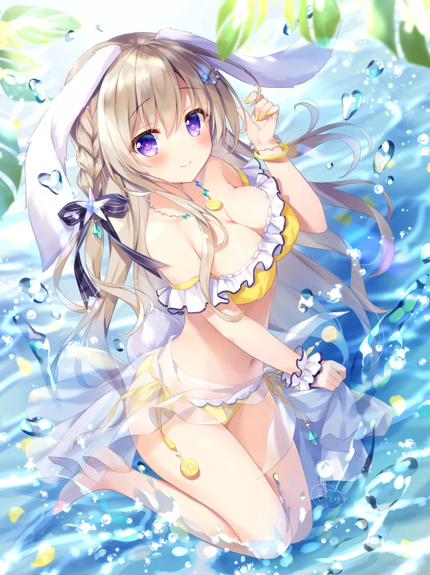 Splashing around. [Original]