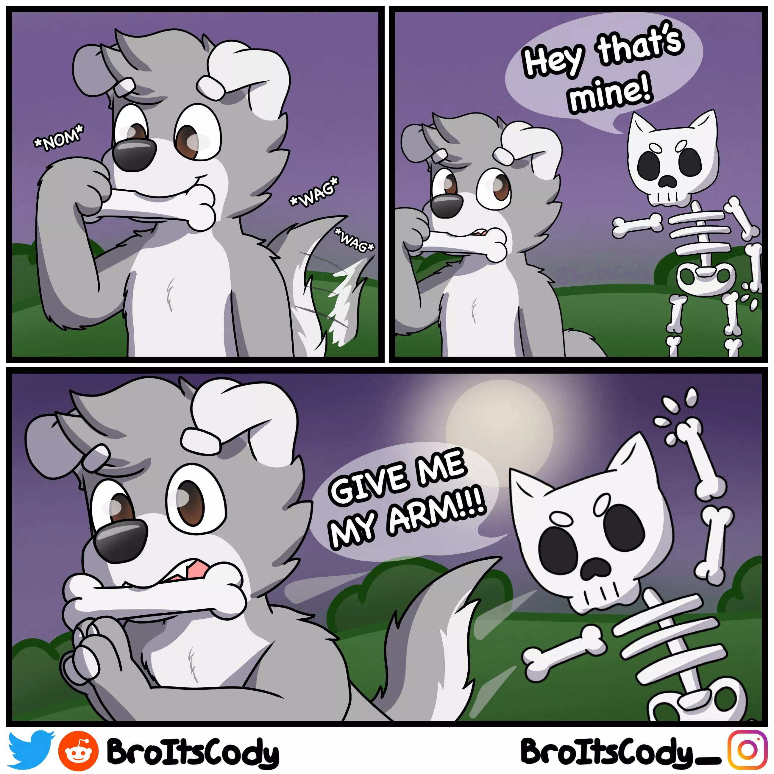 Spooky Bones (by me - @broitsCody)