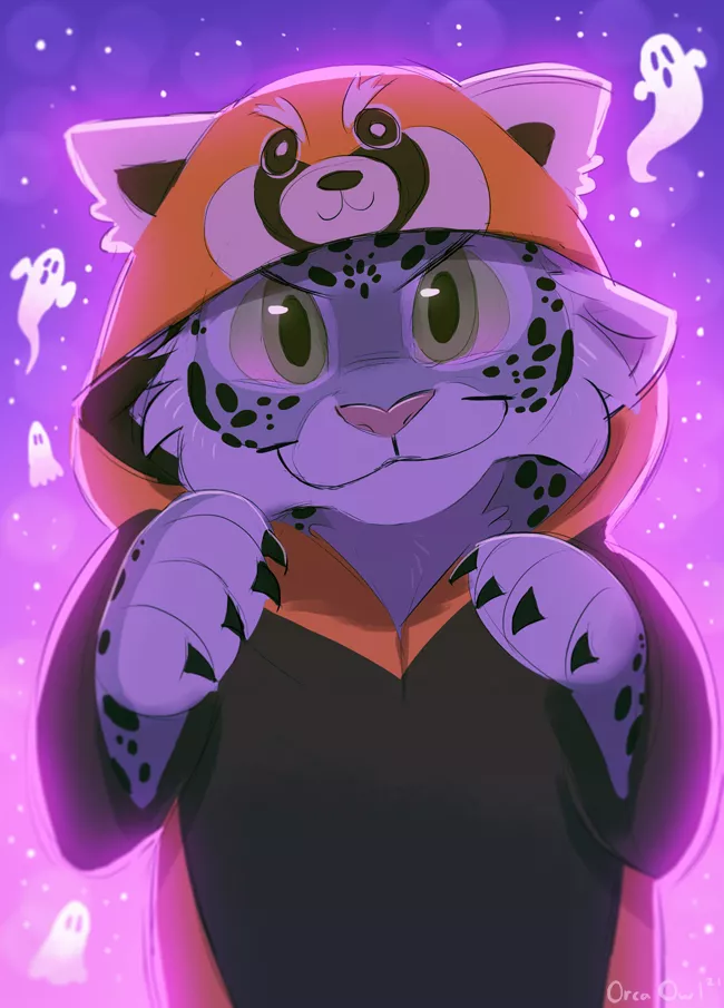 Spooky Red Panda [OrcaOwl]