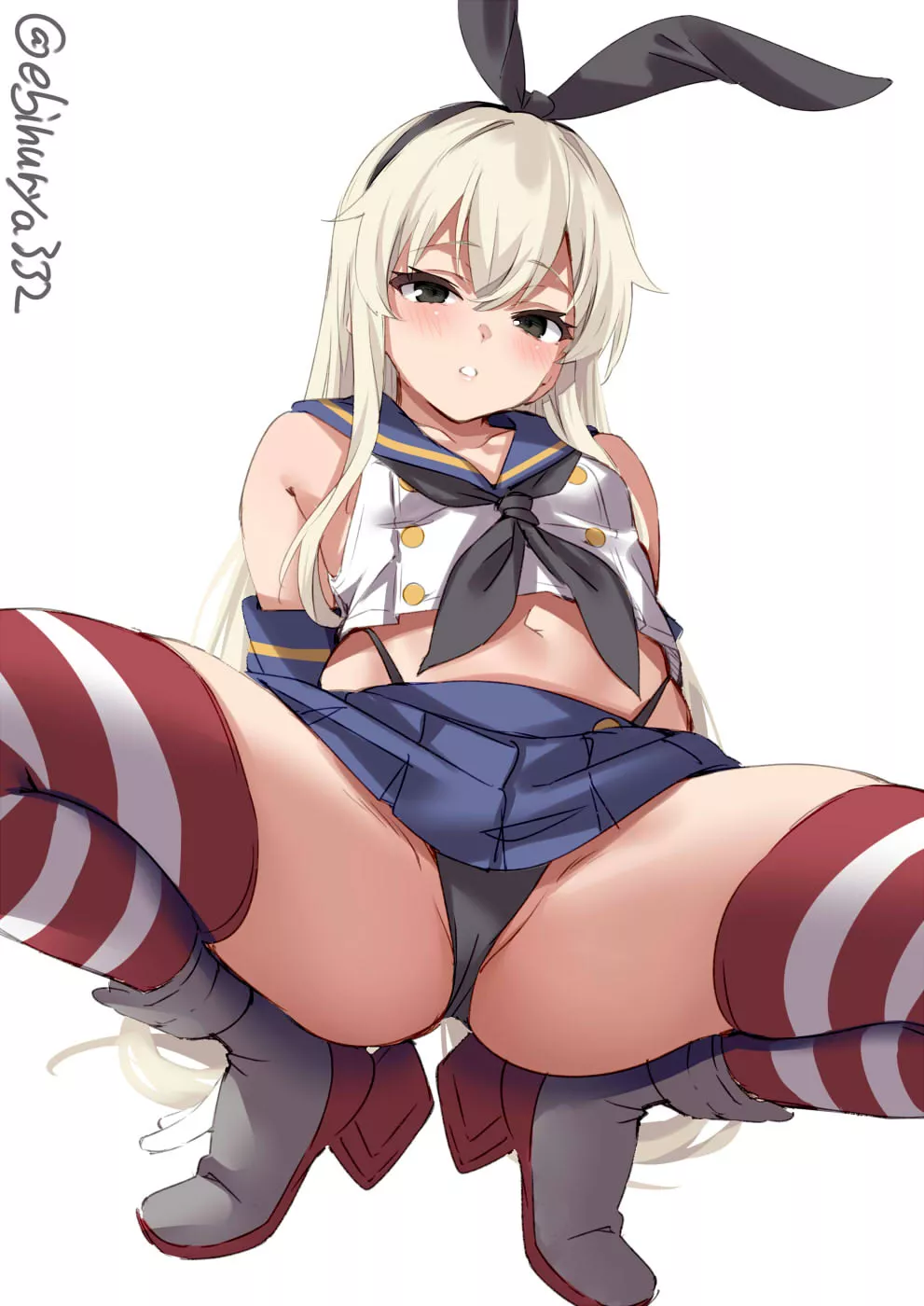 Spread Shimakaze Thighs