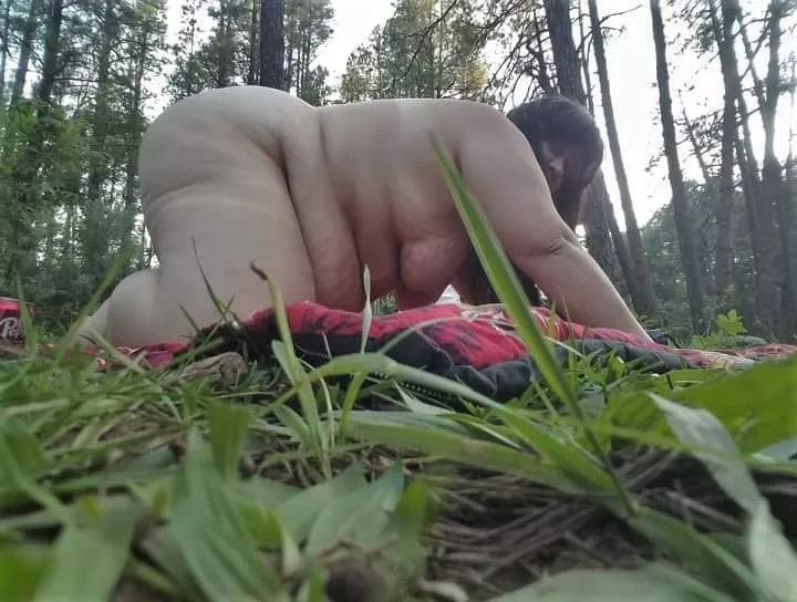 Ssbbw camping fun