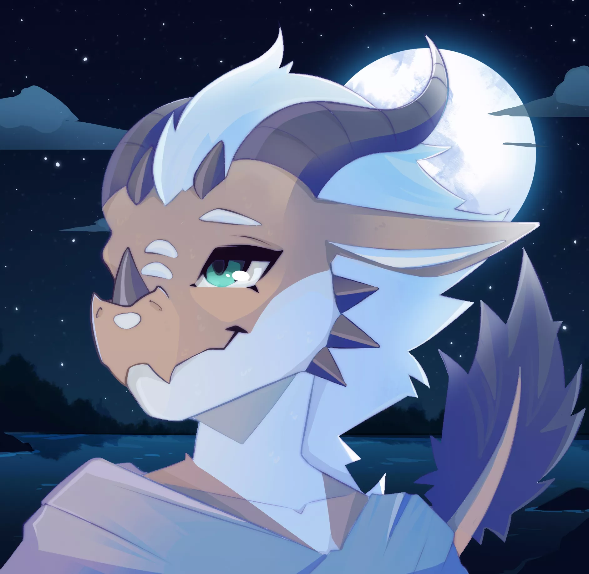 Stargazing - by me :3 (Twitter - @SalluArt )