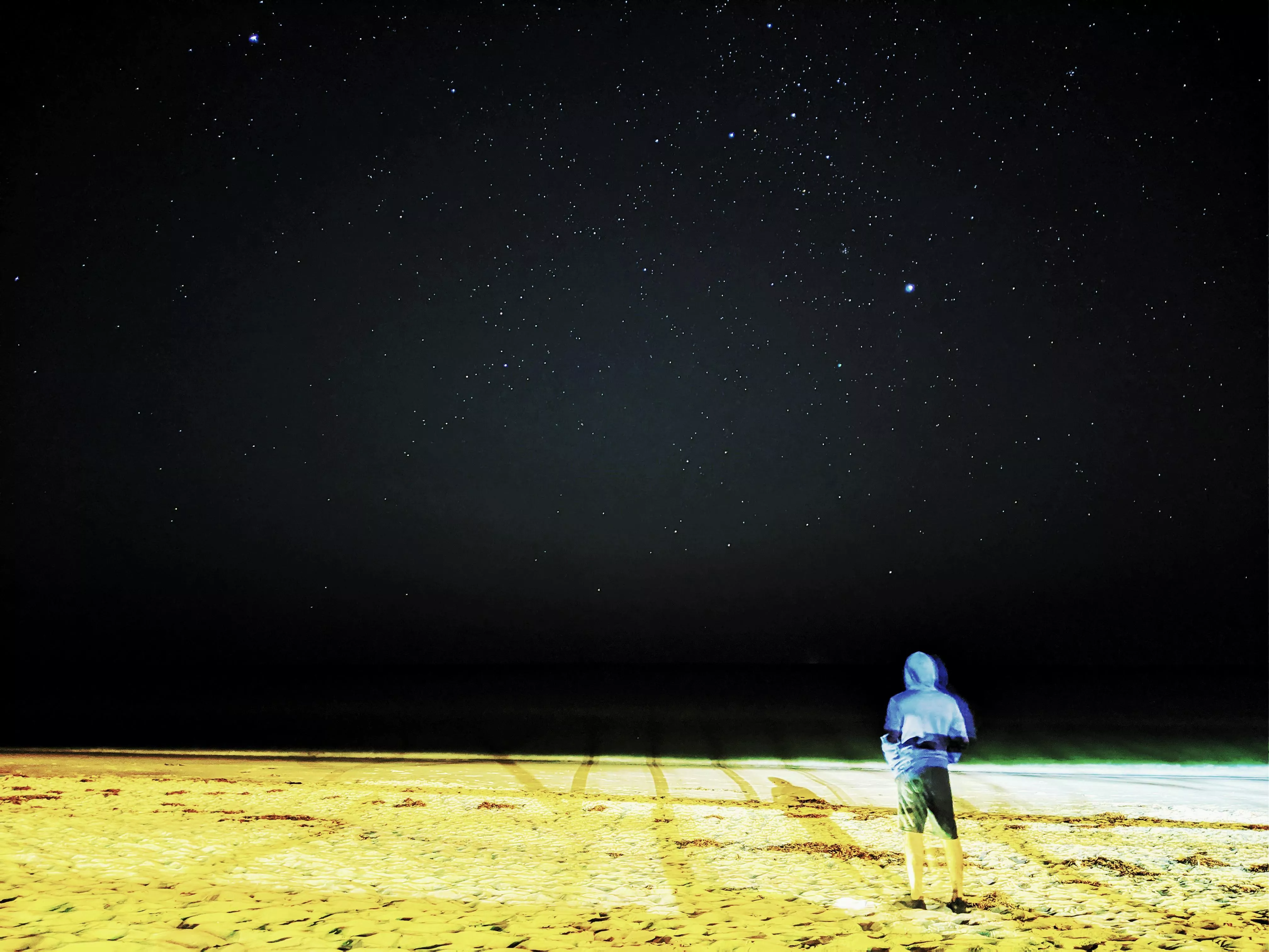 Starry night at the beach 🏖️