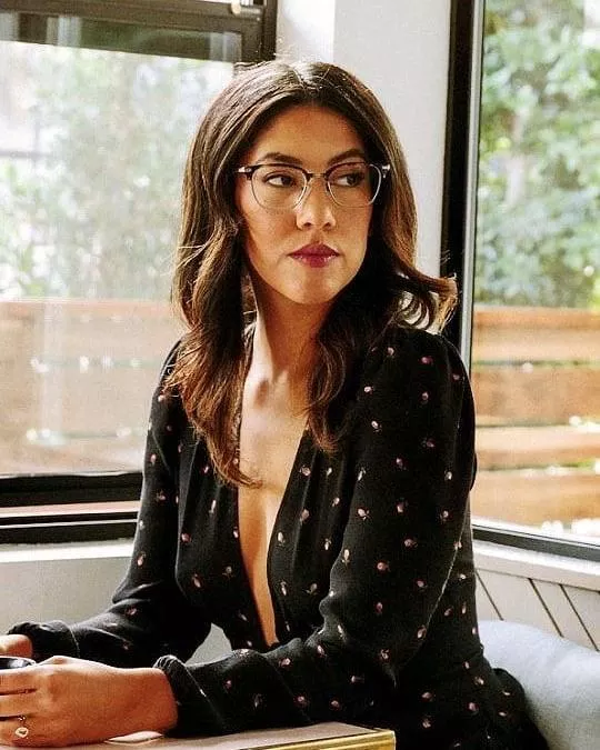 Stephanie Beatriz looking like a hot school teacher