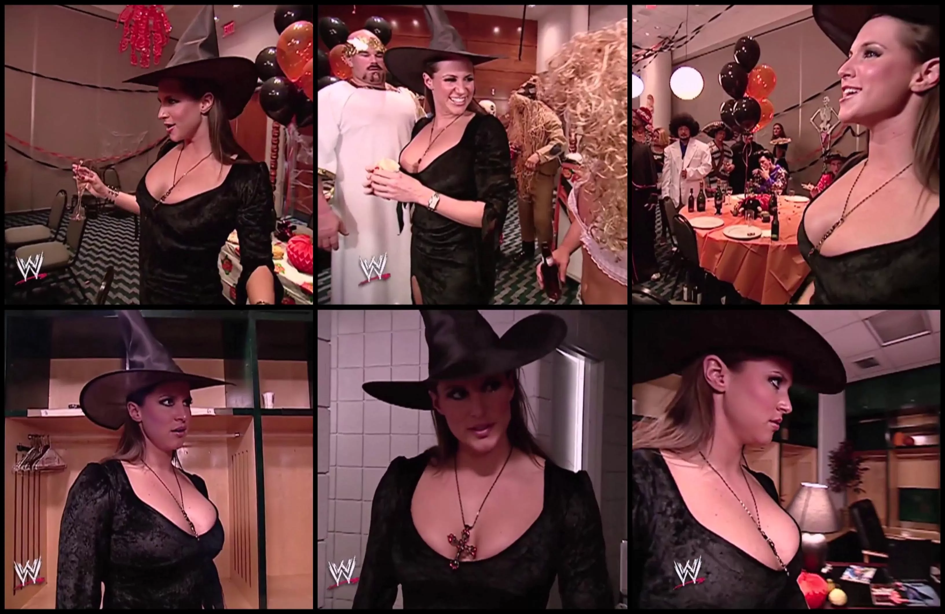 Stephanie McMahon (2002). Halloween Witch.