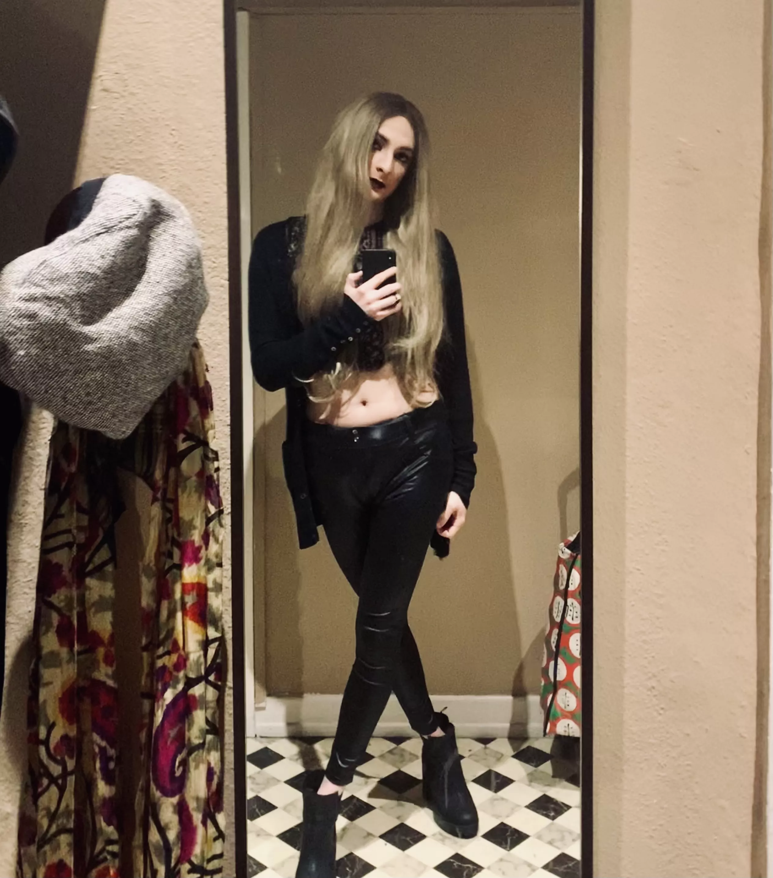 Still a male virgin so satan let me become a gothslut.. fuck :P