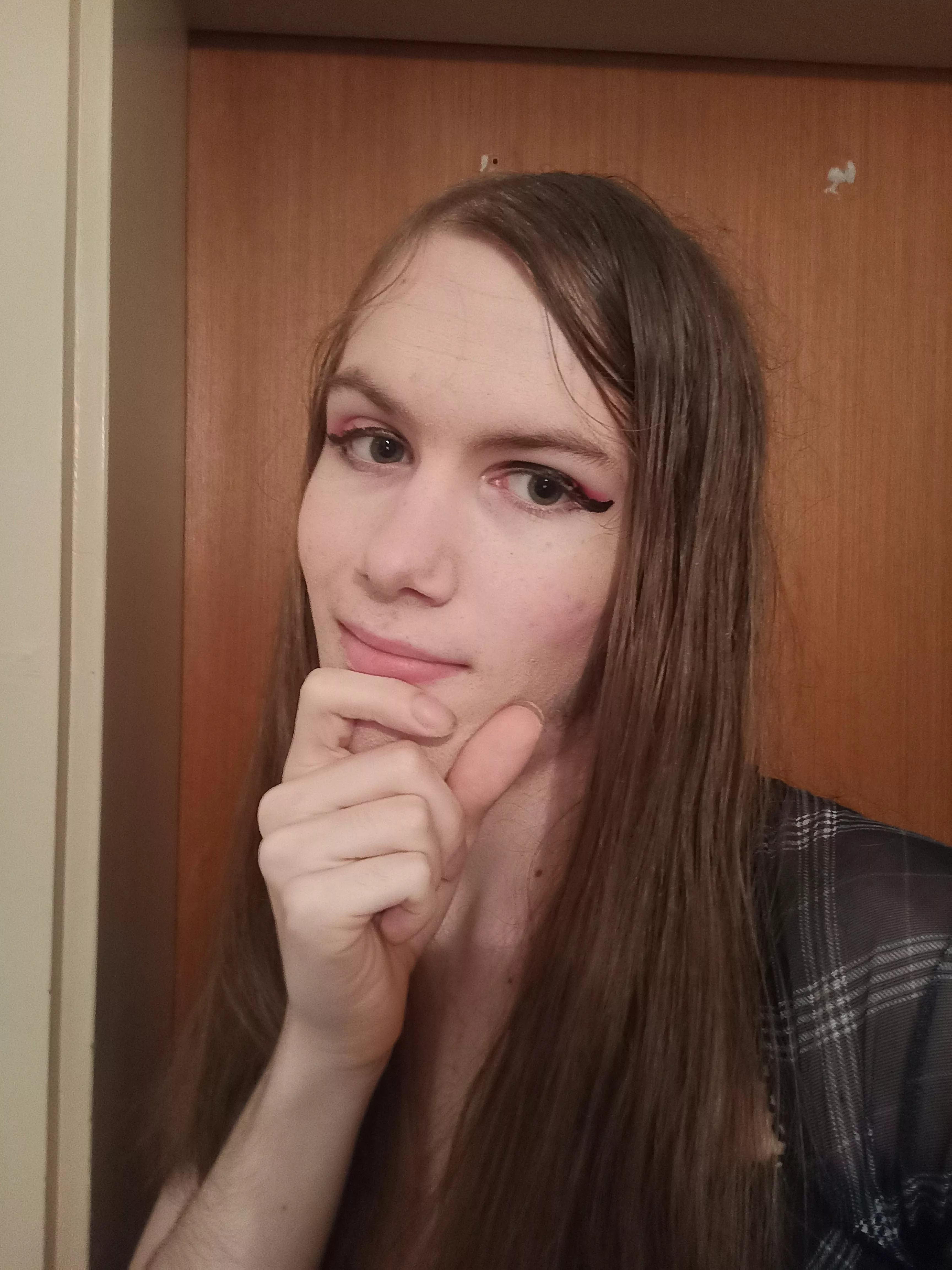 Still kinda bad at makeup~