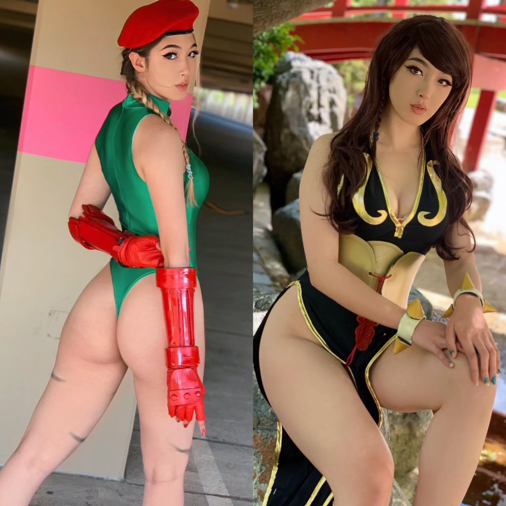 Street Fighter ladies, by caytiecosplay