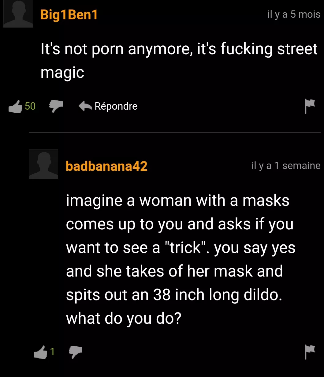 Street magic trick