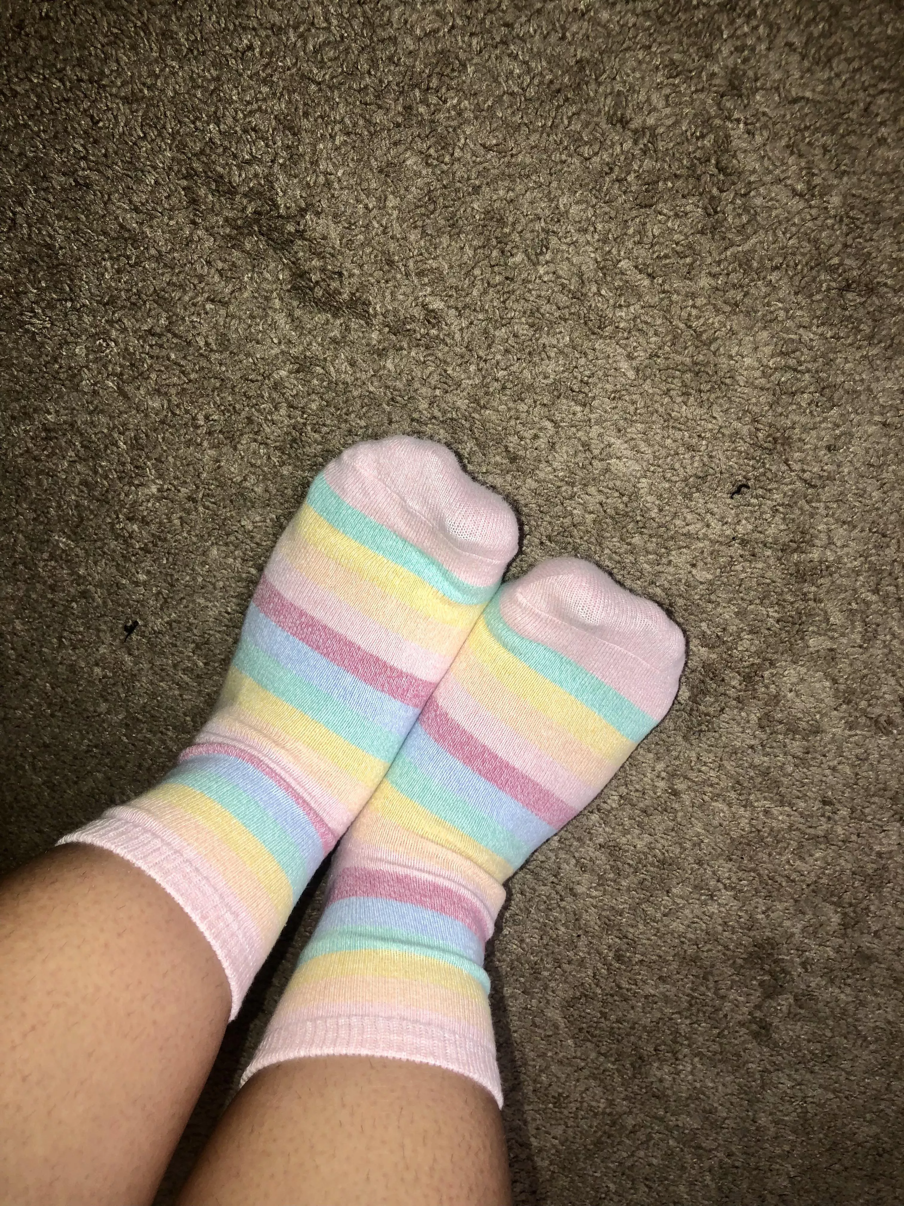 stripped socks are my fave 💕